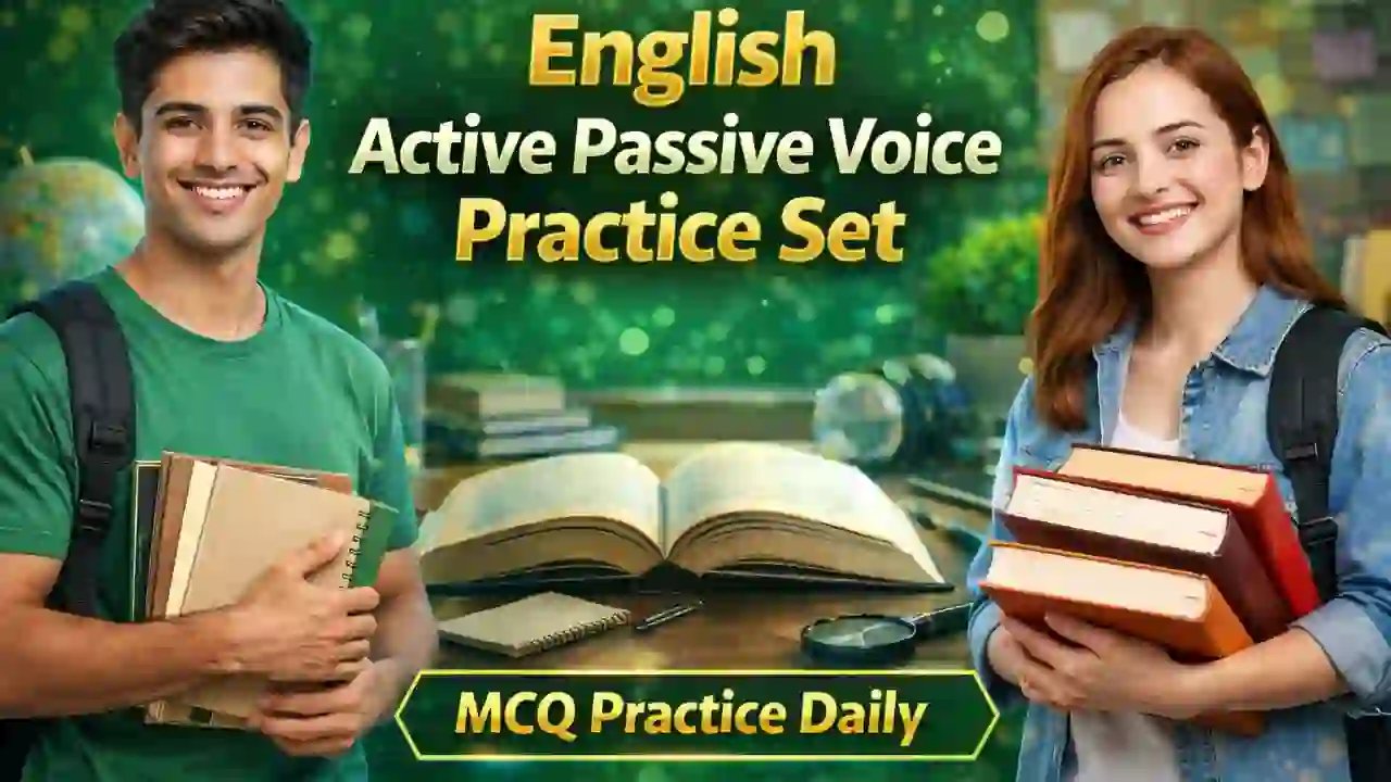 English Active Passive Voice Practice Set
