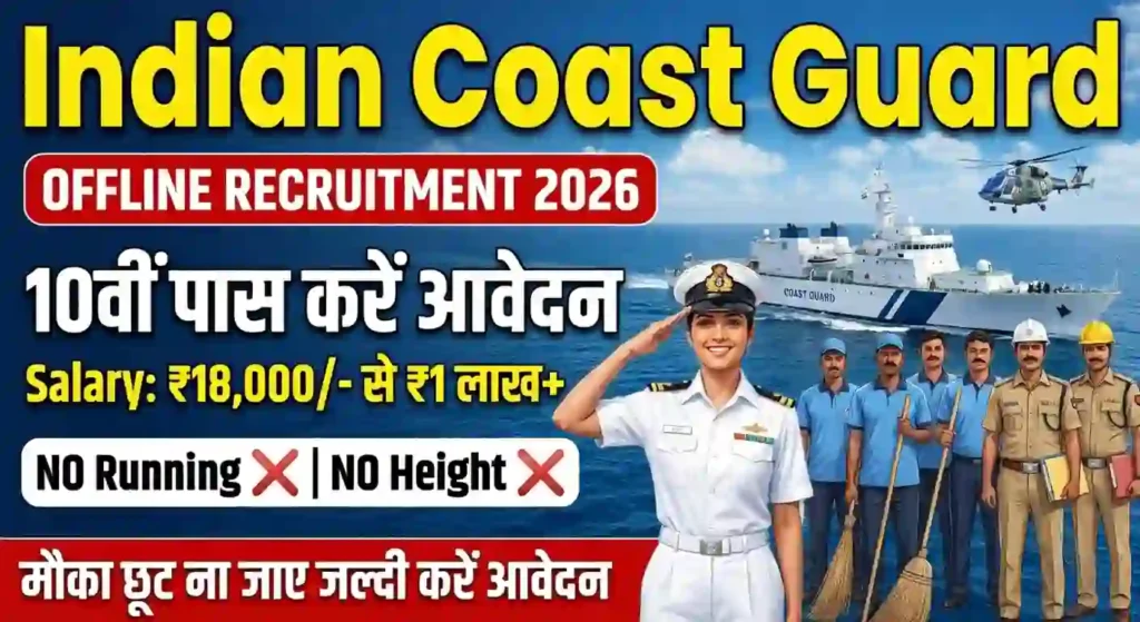Indian Coast Guard Group C Recruitment 2026