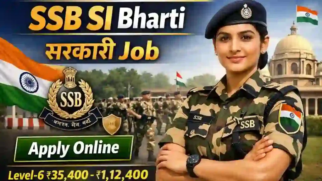 SSB SI Bharti 2026 Apply Now
